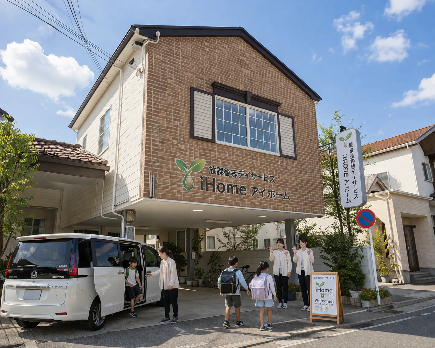 iHomeのメインルーム。明るく広々とした空間です